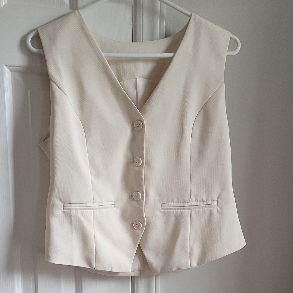Elegant Cream Vest